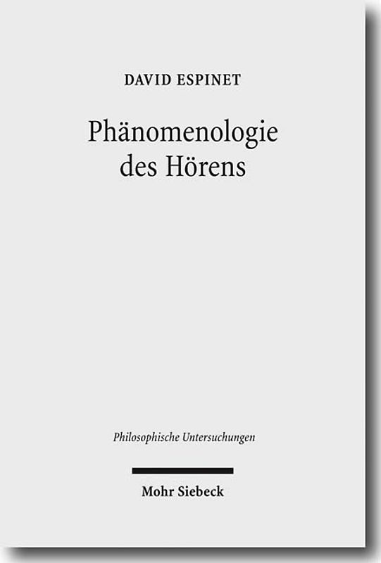 Phänomenologie des Hörens