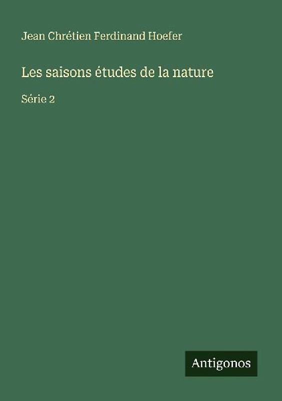 Les saisons études de la nature