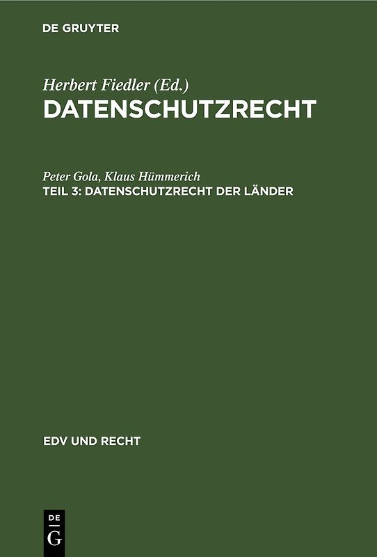 Datenschutzrecht / Datenschutzrecht der Länder