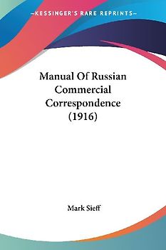 Manual Of Russian Commercial Correspondence (1916)