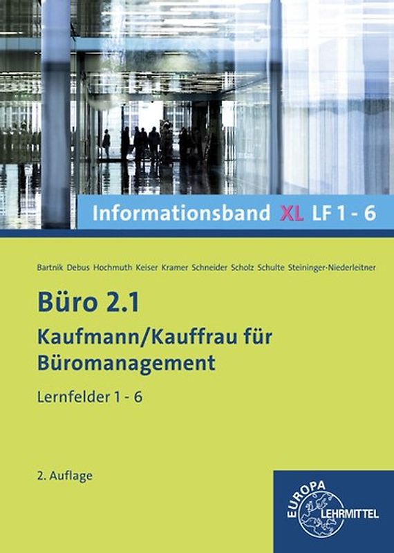 Büro 2.1, Informationsband XL, Lernfelder 1-6