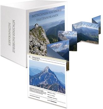 Münchner Hausberge Faltpanoramen-Box
