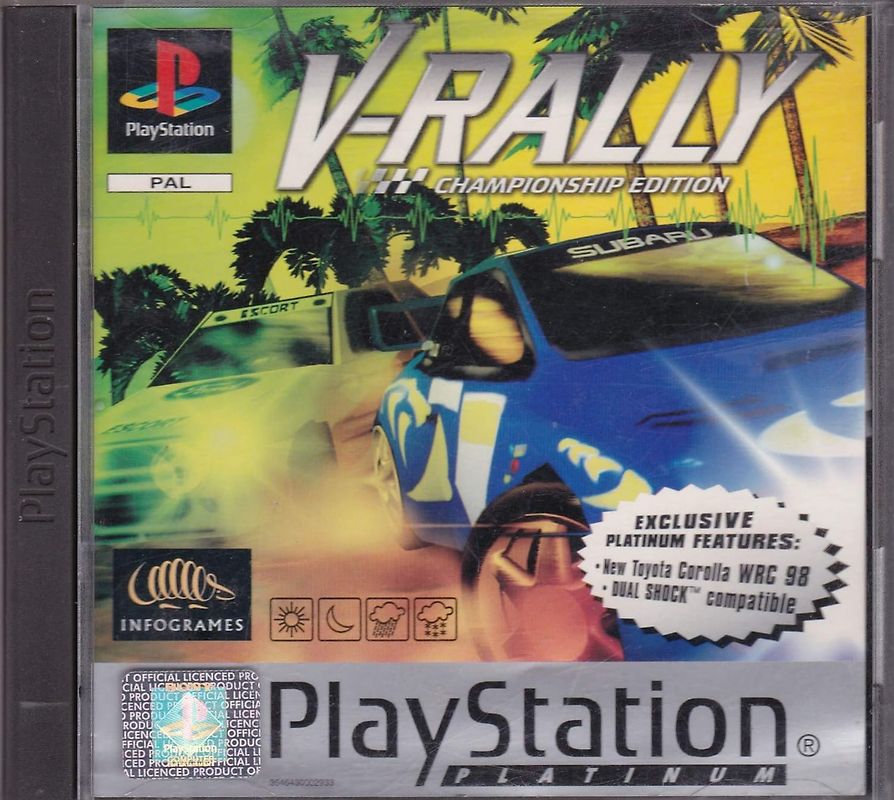 V-Rally: Championship Edition [Platinum] PlayStation 1