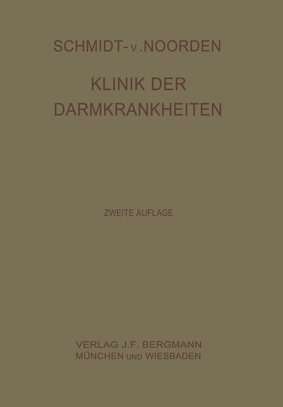 Klinik der Darmkrankheiten
