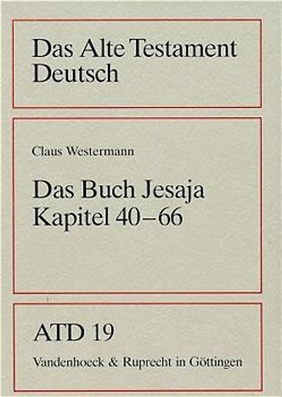 Das Buch Jesaja. Kapitel 40–66