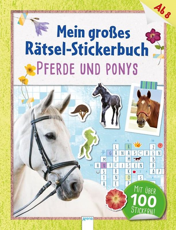 Mein großes Rätsel-Stickerbuch. Pferde und Ponys