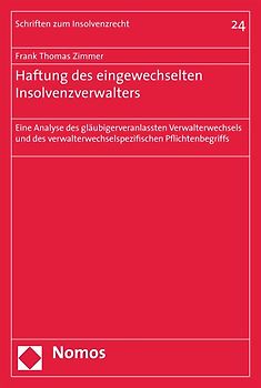 Haftung des eingewechselten Insolvenzverwalters
