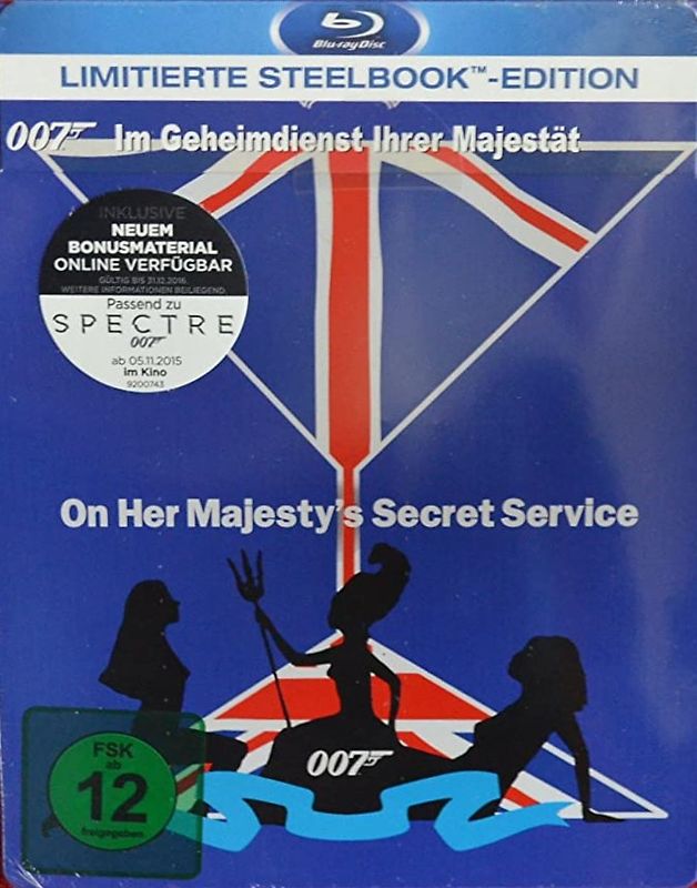 James Bond 007 - Im Geheimdienst Ihrer Majestät [Limited Edition, Steelbook] Blu-ray Disc
