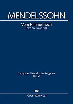 Vom Himmel hoch (Weihnachtskantate), Klavierauszug