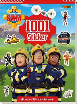 Feuerwehrmann Sam: 1001 Sticker: Stickern – Rätseln – Ausmalen