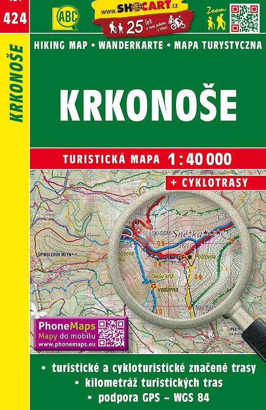 Krkonoše / Riesengebirge (Wander - Radkarte 1:40.000)
