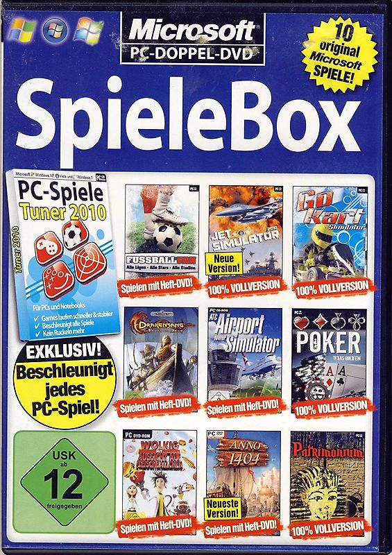 Microsoft SpieleBox PC Spiele