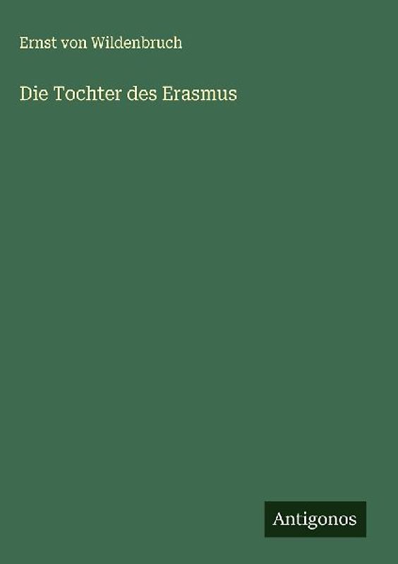 Die Tochter des Erasmus