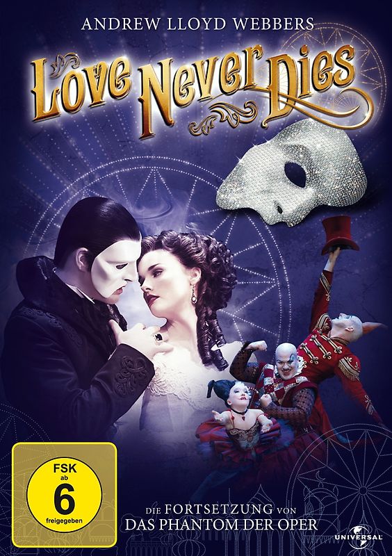 Andrew Lloyd Webber's: Love Never Dies DVD
