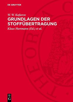 Grundlagen der Stoffübertragung