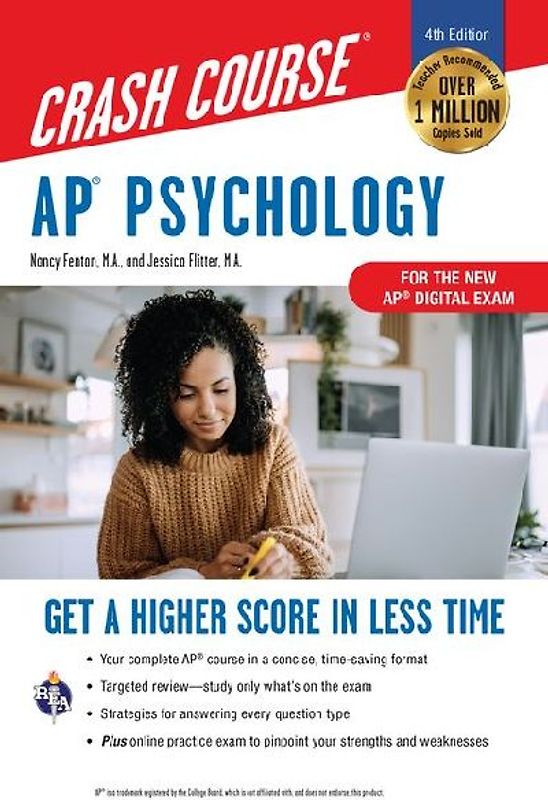 AP Psychology Crash Course, Book + Online