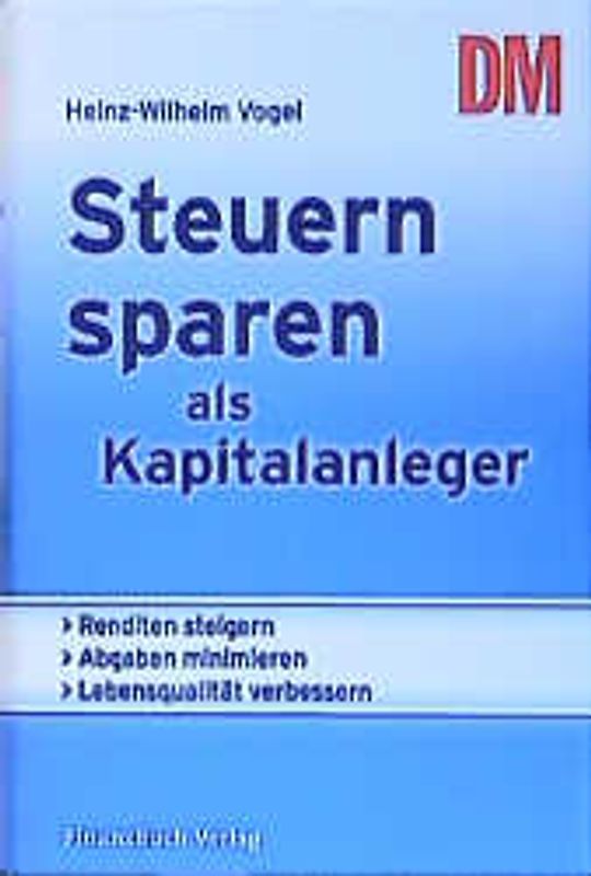 Steuern sparen als Kapitalanleger