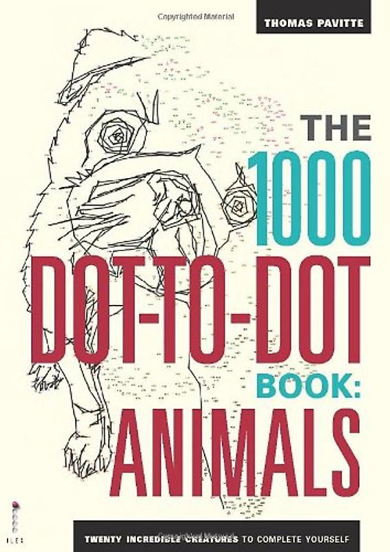 1000 Dot-to-Dot Book: Animals - Pavitte, Thomas