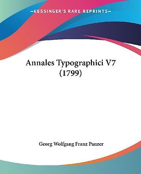 Annales Typographici V7 (1799)