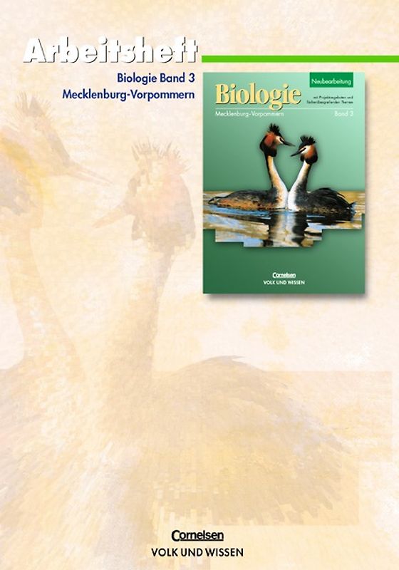 Biologie - Ausgabe Volk und Wissen - Regionale Schule Mecklenburg-Vorpommern / 9./10. Schuljahr - Arbeitsheft