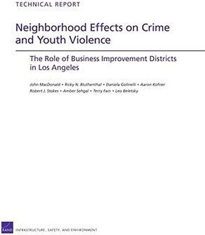 Neigborhood Effects on Crime and Youth Violence