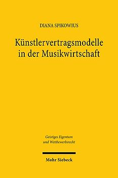 Künstlervertragsmodelle in der Musikwirtschaft