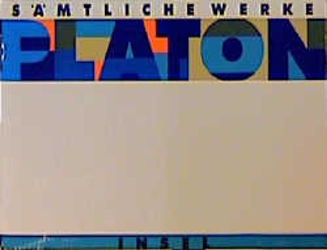 Sämtliche Werke. Griech. /Dt. Griechischer Text nach der letztgültigen Gesamtausgabe...