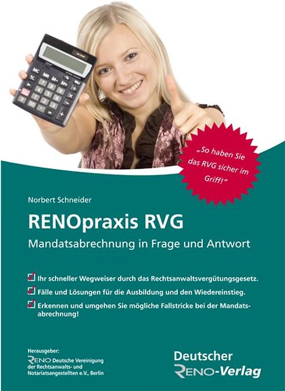 RENOpraxis RVG. Mandatsabrechnung in Frage und Antwort