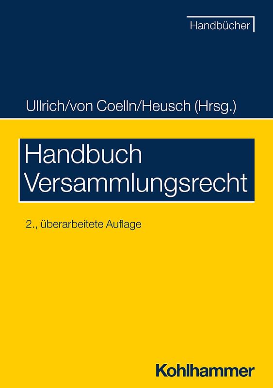 Handbuch Versammlungsrecht