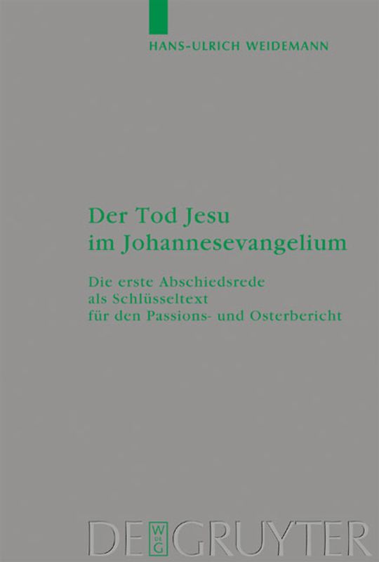 Der Tod Jesu im Johannesevangelium