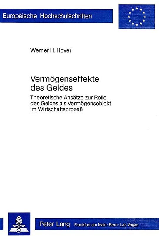 Vermögenseffekte des Geldes