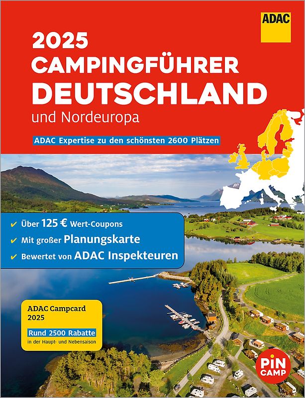ADAC Campingführer Deutschland/Nordeuropa 2025