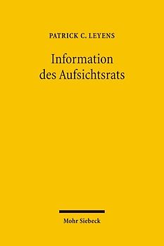 Information des Aufsichtsrats