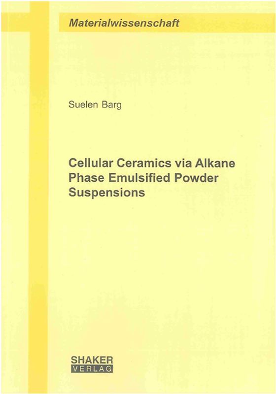 Cellular Ceramics via Alkane Phase Emulsified Powder Suspensions