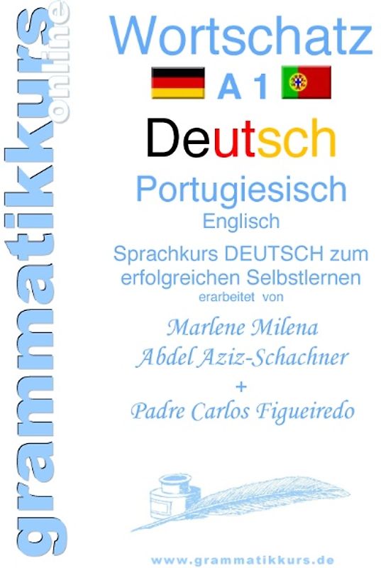 Wörterbuch Deutsch - Portugiesisch - Englisch A1