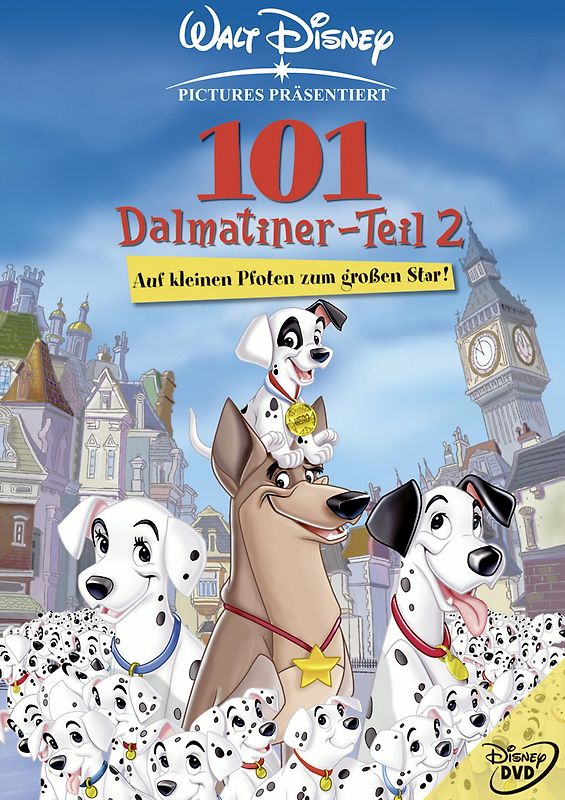 101 Dalmatiner 2 - Auf kleine Pfoten zum großen Star DVD