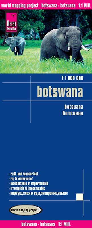 Reise Know-How Landkarte Botswana (1:1.000.000)
