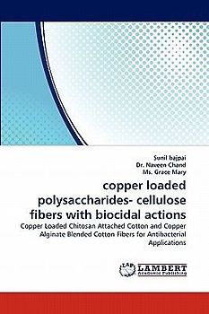 copper loaded polysaccharides- cellulose fibers with biocidal actions