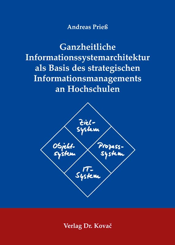 Ganzheitliche Informationssystemarchitektur als Basis des strategischen Informationsmanagements an Hochschulen