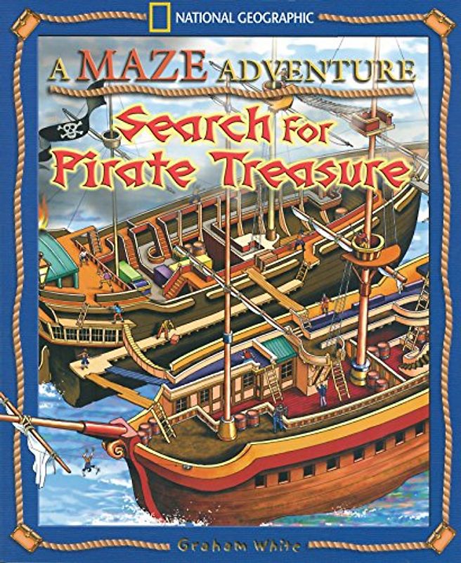A Maze Adventure: Search for Pirate Treasure (Maze Adventures (Paperback))