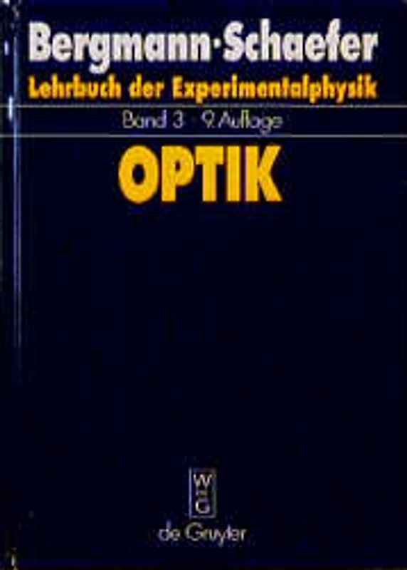 Lehrbuch der Experimentalphysik / Optik
