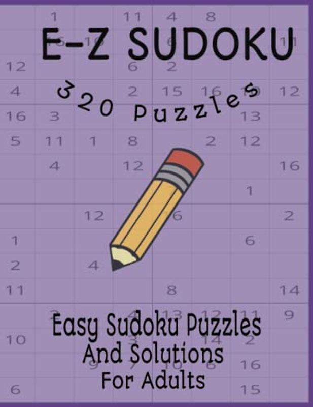 320 EZ Sudoku Puzzles for Adults (Easy Puzzles)