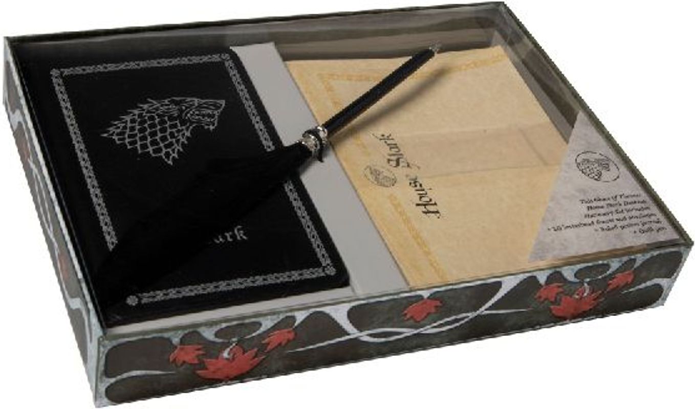 Game of Thrones: House Stark: Desktop Stationery Set (with Pen)
