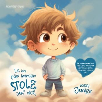 Ich bin für immer stolz auf dich, mein Junge: Wunderschönes Kinderbuch als Geschenk voller Liebe zur Geburt, Taufe oder Kommunion