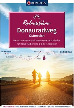 KOMPASS Radreiseführer Donauradweg Österreich