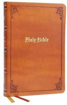 KJV Holy Bible: Large Print Thinline, Tan Leathersoft, Red Letter, Comfort Print: King James Version