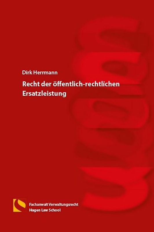 Recht der öffentlich-rechtlichen Ersatzleistung