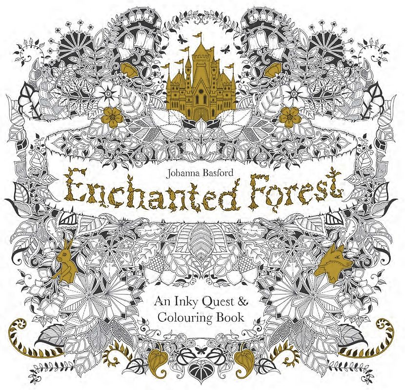 Basford, J: Enchanted Forest: An Inky Quest and Colouring Book