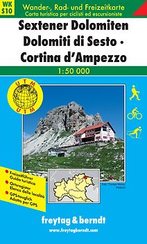 WK S10 Sextener Dolomiten - Dolomiti di Sesto - Cortina d'Ampezzo, Wanderkarte 1:50.000