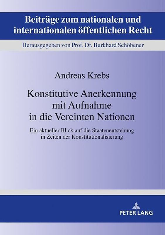 Konstitutive Anerkennung mit Aufnahme in die Vereinten Nationen